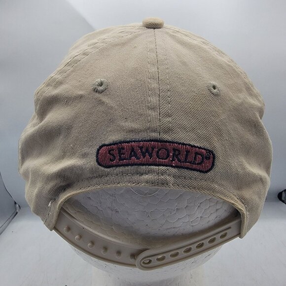 Vintage SeaWorld Adventure Parks Shamu Dolphin Hat Cap Adjustable Lightweight - Picture 3 of 10